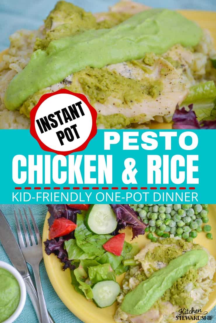 Pesto chicken and rice