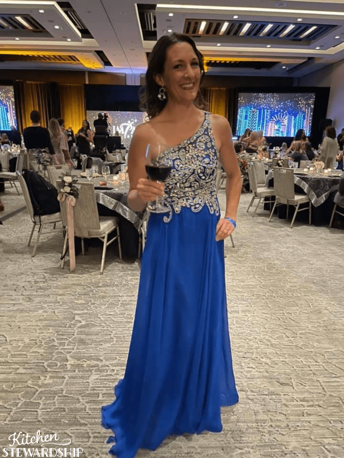 Katie at a conference