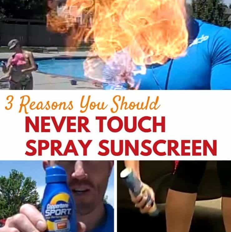 3 Reasons You Should Never Touch Spray Sunscreen