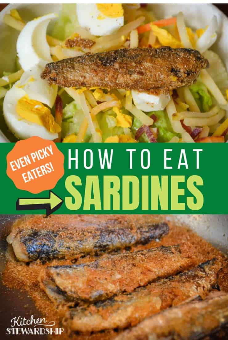 How should you eat sardines?