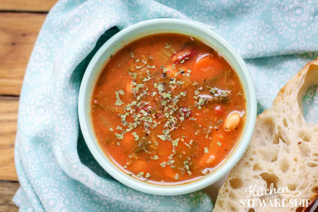 Instant Pot vegetable soup