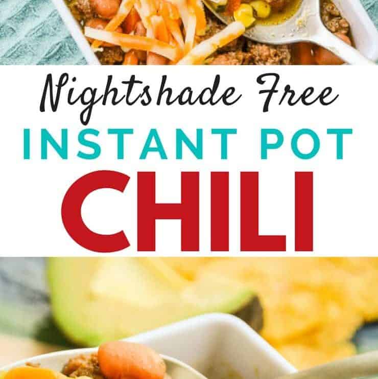 allergy-free instant pot chili