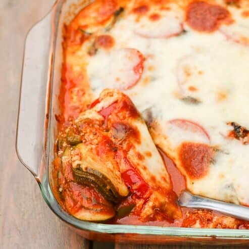 Sausage Zucchini Bake. Perfect summer recipe for fresh zucchini, homemade sausage, and the best flavor you'll pack into a grain-free meal! Make anytime, really, but summer is amazing.