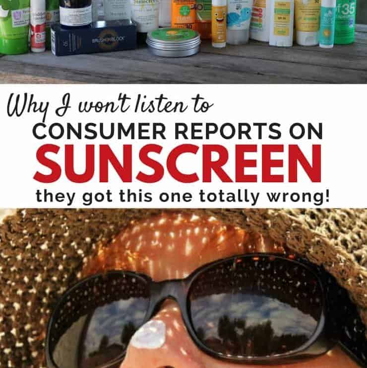 Consumer reports may be missing the mark when evaluating sunscreens. See why and what to look for when picking a safe sunscreen for your family.