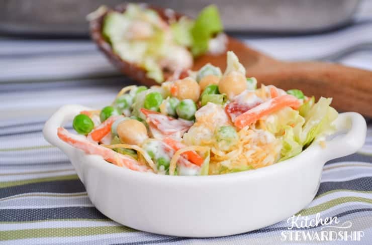 layered salad side dish