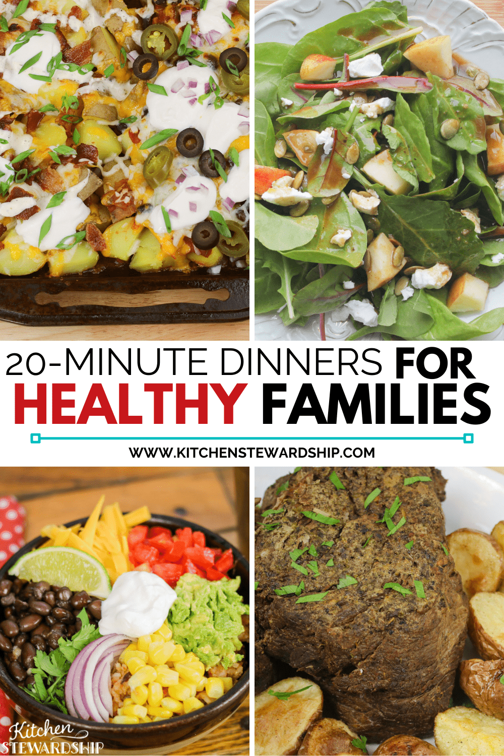 20-minute healthy dinners for families