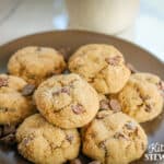 chocolate chip peanut butter cookies