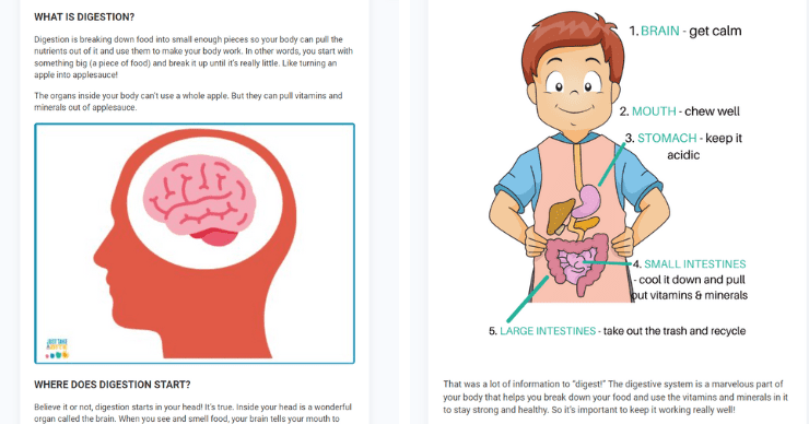 Sample from Nutritional Navigation course