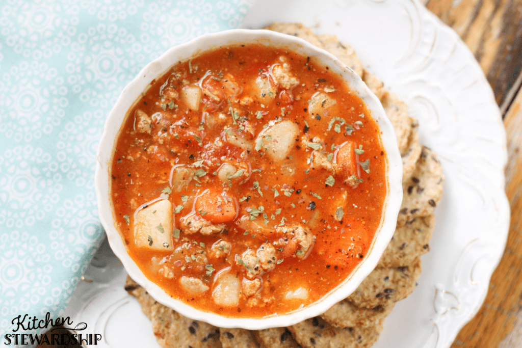 Instant Pot turkey soup