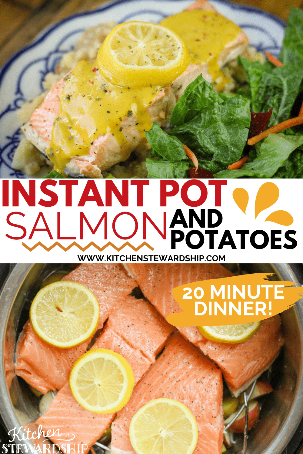 Instant Pot Salmon and Potatoes