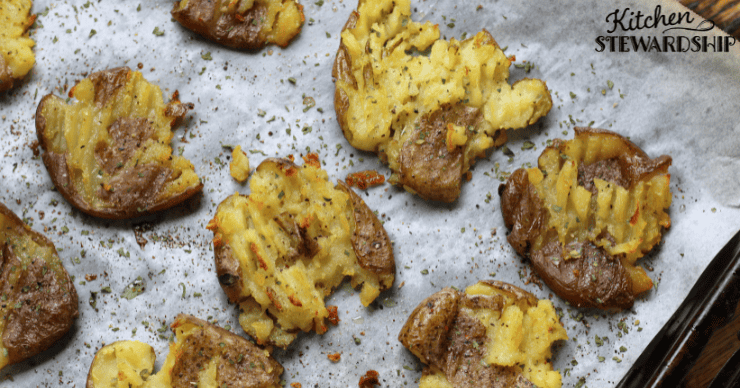 Instant Pot smashed potatoes