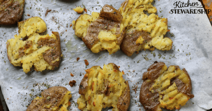 Instant Pot smashed potatoes