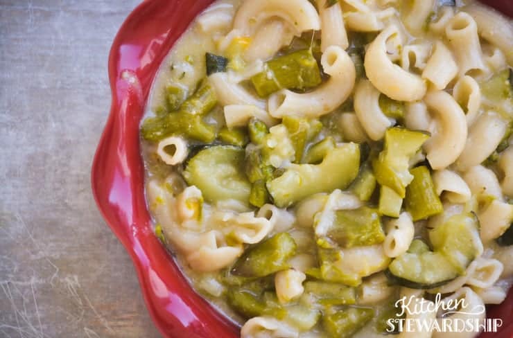 Creamy veggie pasta recipe