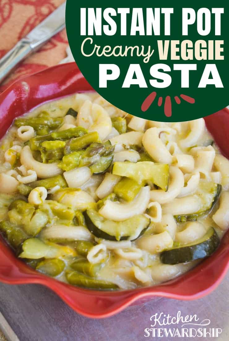 Creamy veggie pasta recipe