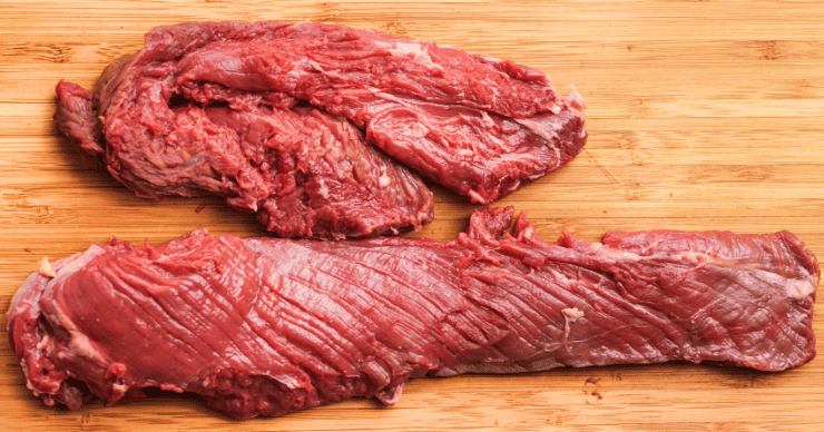 raw steak