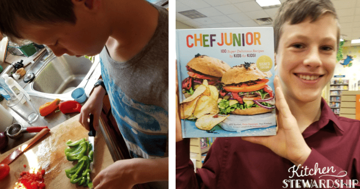 Paul working on Chef Junior