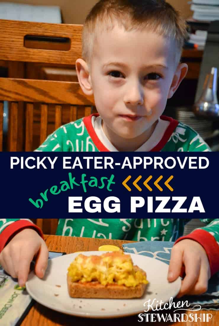 picky-eater approved breakfast pizza