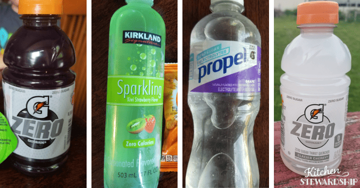 artificially sweetened energy drinks