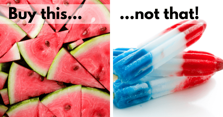 watermelon and popsicle