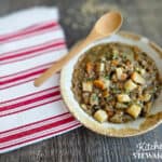 lentil soup with sausage seasoning