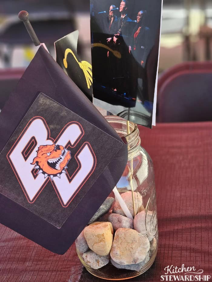 graduation party centerpieces