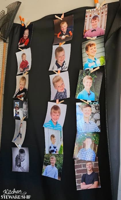 graduation photo board