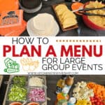 How to plan a menu