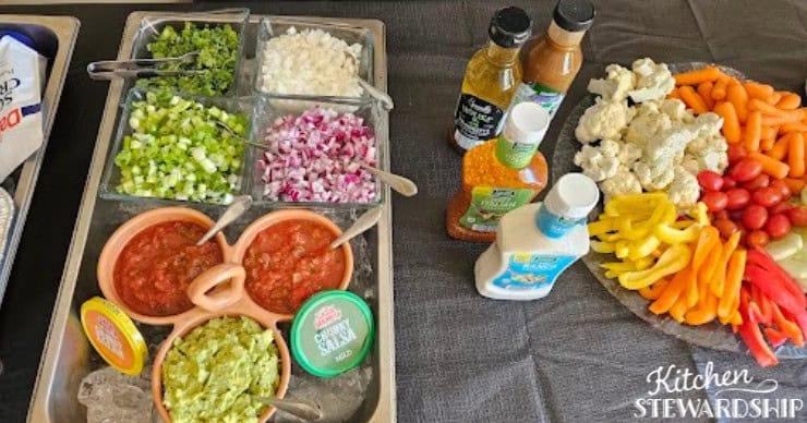 toppings for a taco bar