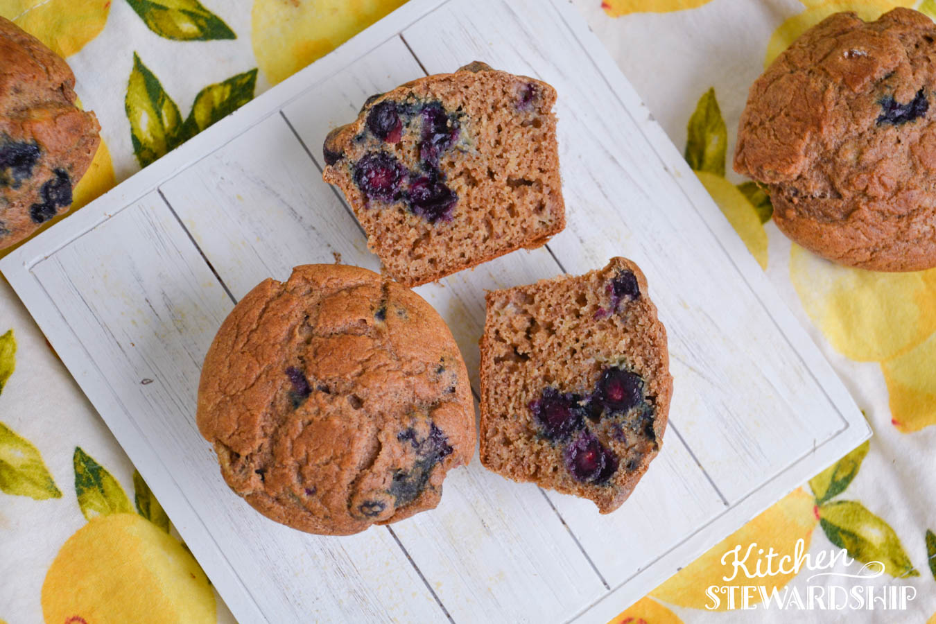 gluten free blueberry muffin