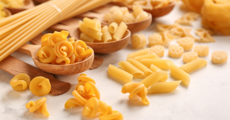 different types of noodles