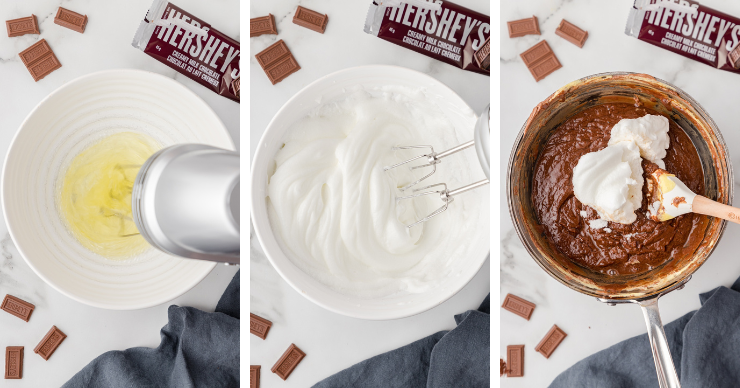 adding egg whites to batter