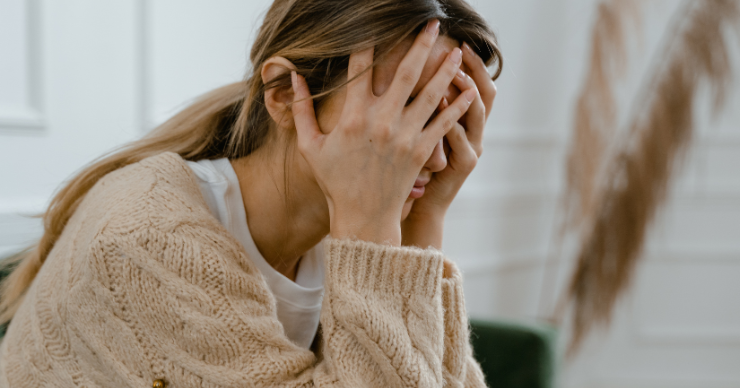 Woman with chronic fatigue