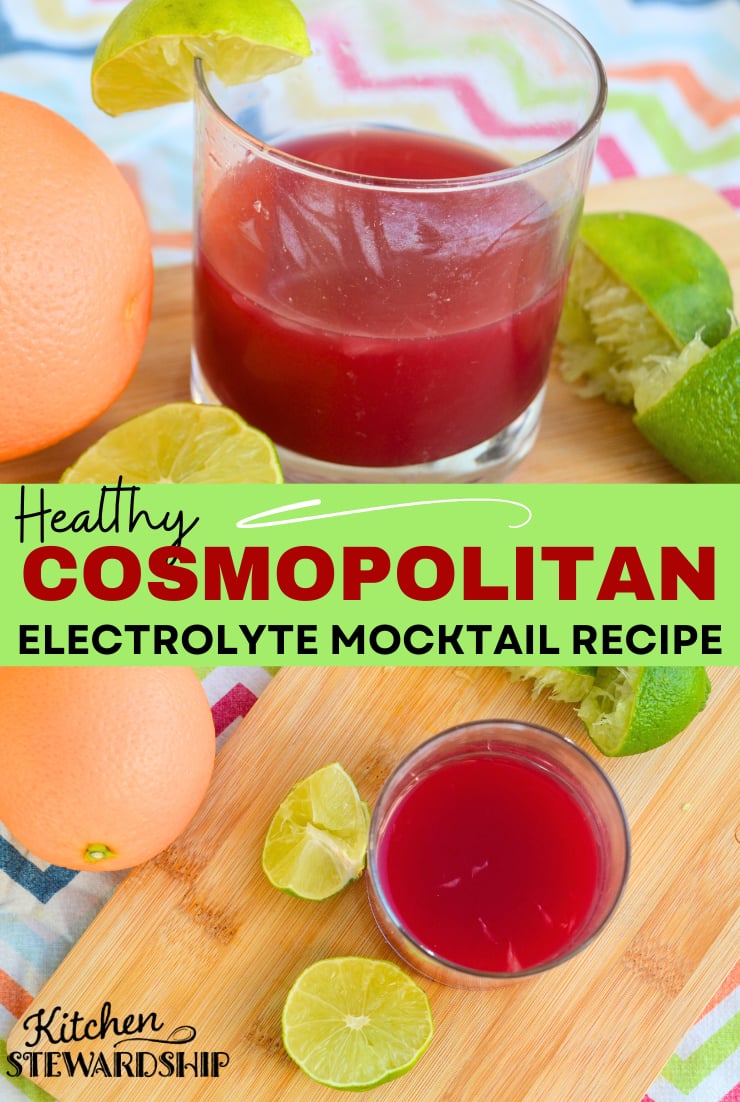 healthy cosmopolitan electrolyte mocktail recipe