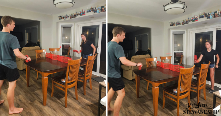 teens playing Pepper Pong