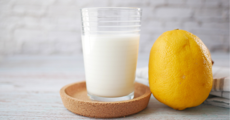 lemon and milk