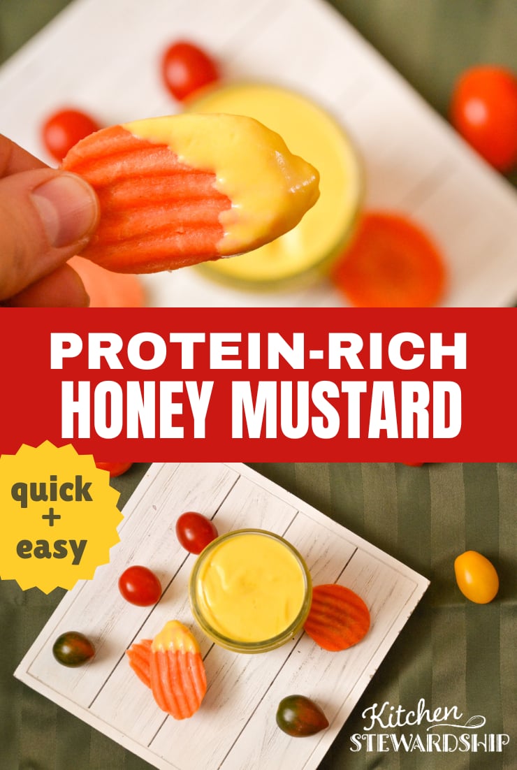 protein-rich honey mustard